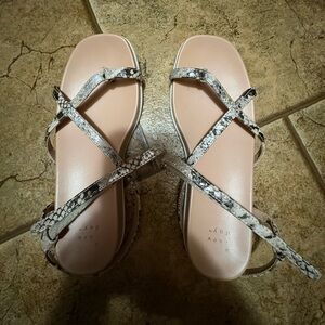 Target Snakeskin Strappy Sandals